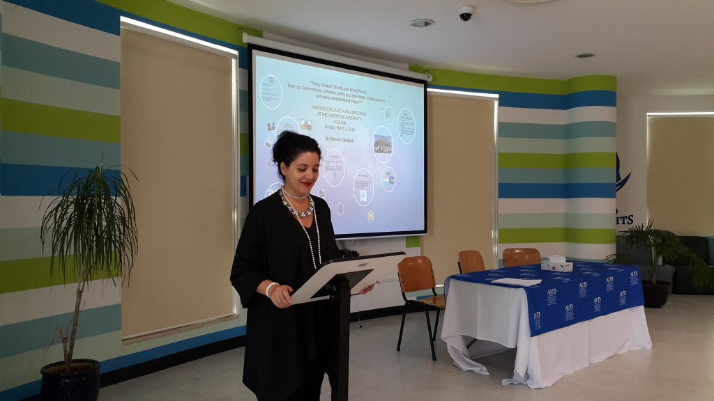 Policy, Global Citizens and World Peace. Case studies: Lebanon, Canada and the&nbsp;UAE