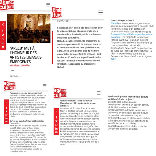 “ARLEB” MET À L’HONNEUR DES ARTISTES LIBANAIS ÉMERGENTS – AGENDA&nbsp;CULTUREL