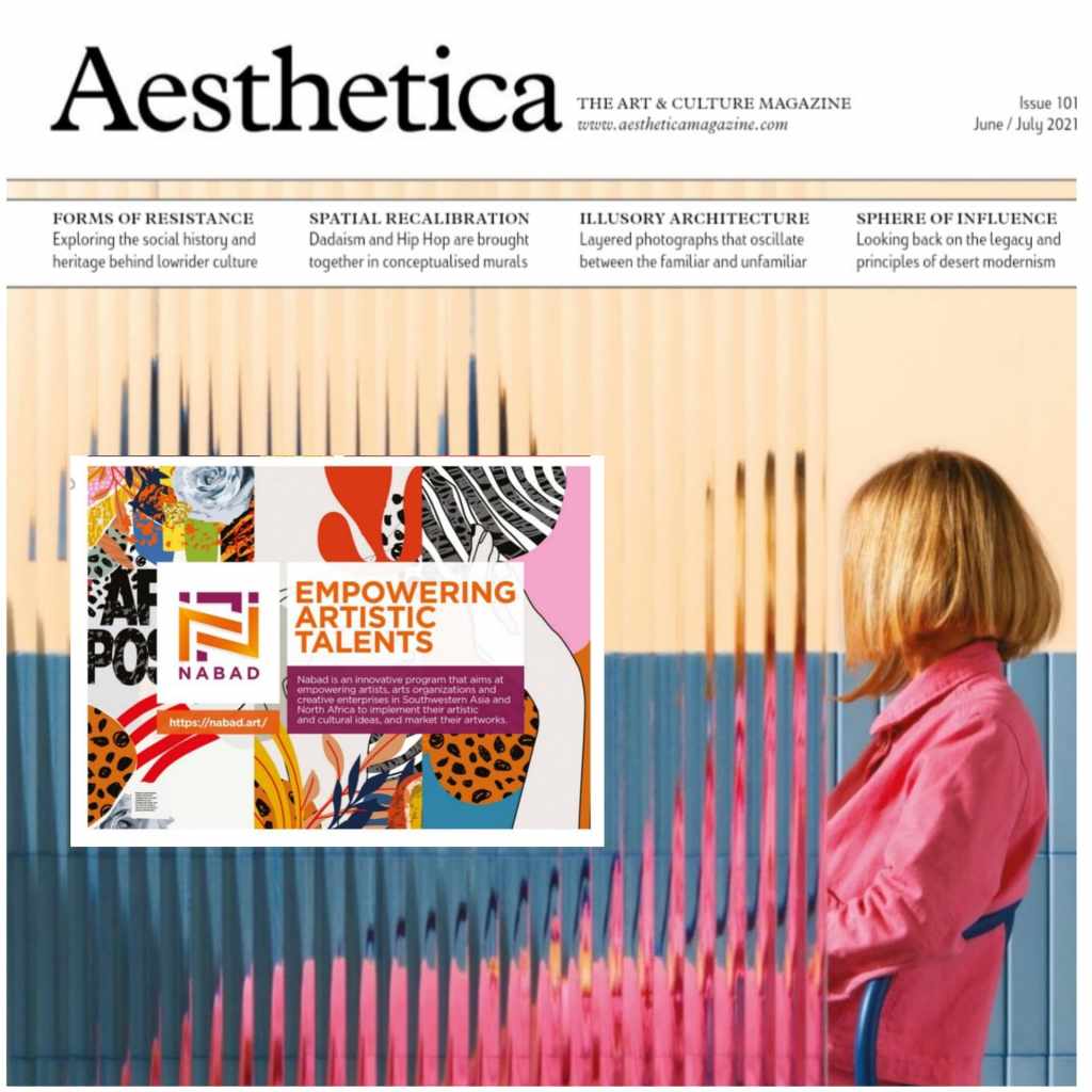 Nabad in Aesthetica Magazine Issue 101: supporting artists in Lebanon and Southwestern&nbsp;Asia