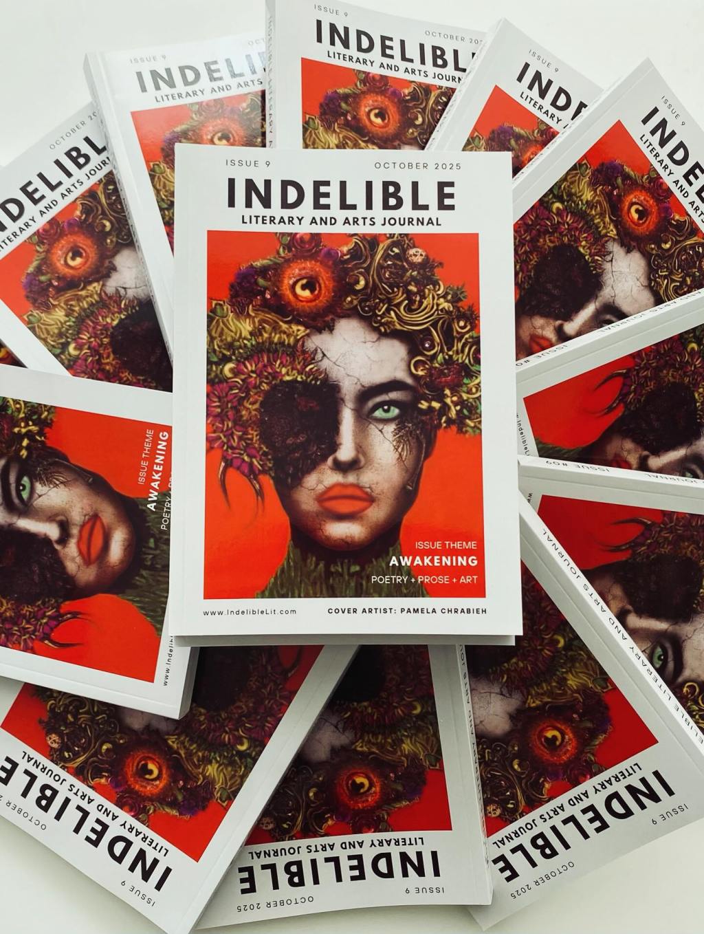 Dr. Pamela Chrabieh Featured in the Indelible Literary and Arts Journal – London&nbsp;(UK)